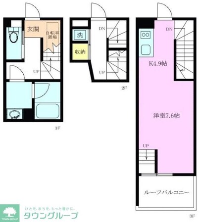 Feel CnBの物件間取画像